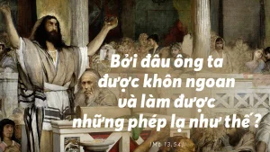 Manna: Thứ Sáu Tuần 17 Thường niên - Mt 13,54-58)