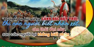 Manna: Nhận xét thời (Thứ sáu Tuần 29 TN - Lc 12, 54-59)